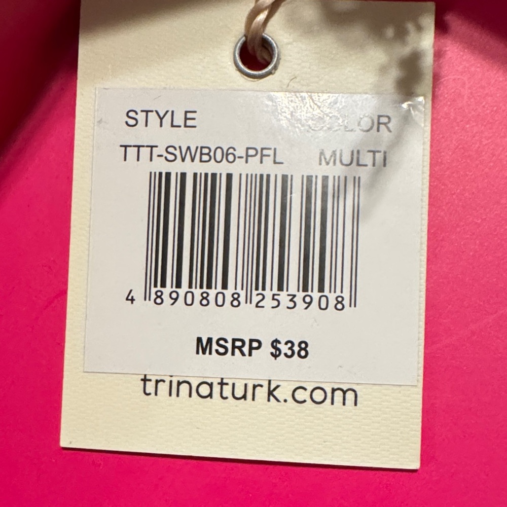 Trina Turk Floral Zip Wallet - Pink Floral Women's Wallet new in box - Picture 7 of 7